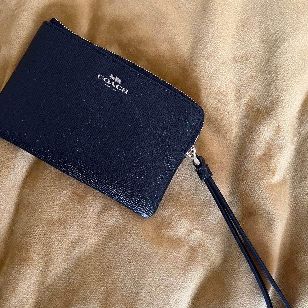 Coach Black Wristlet